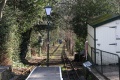 View down the line of Shipley Glen Tramway. February 2013