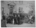 BUDC with road roller outside offices