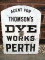 A sample of the Dye Works sign